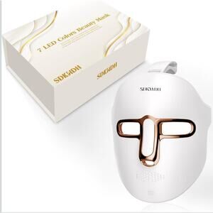 Red Light Photon Facial Mask, Wireless Rechargeable & Ergonomic Design